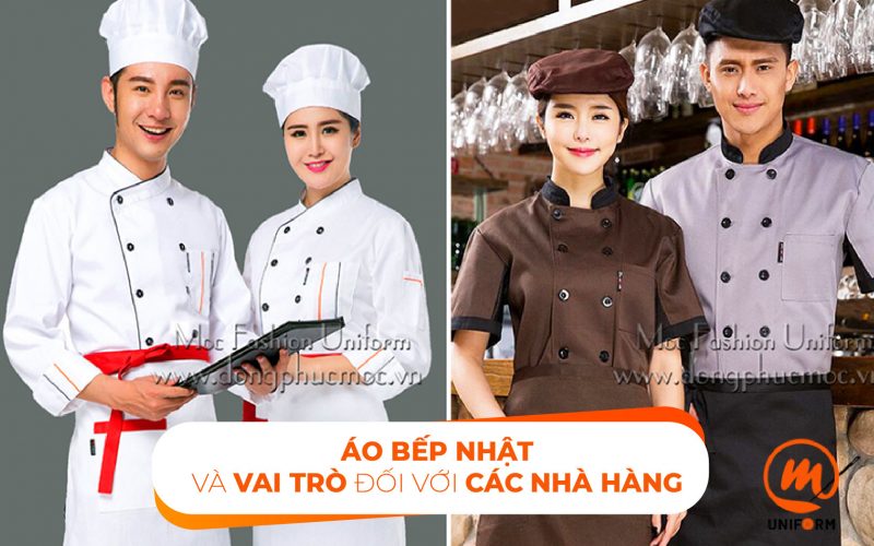 ÁO BẾP NHẬT VÀ VAI TRÒ ĐỐI VỚI CÁC NHÀ HÀNG