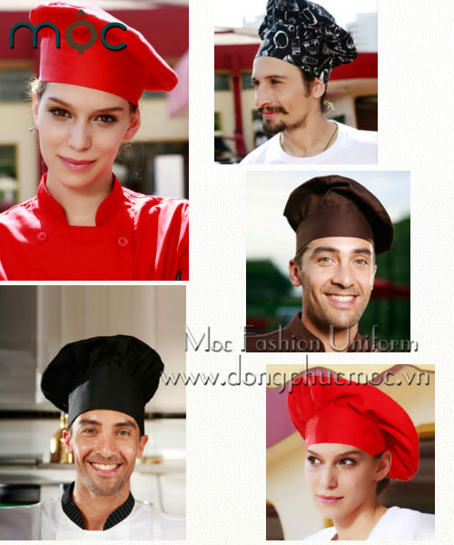 mũ bếp trưởng -  nón bếp trưởng